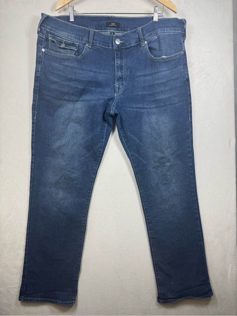 True Religion Men's Ricky Relaxed  Straight Jeans size 40